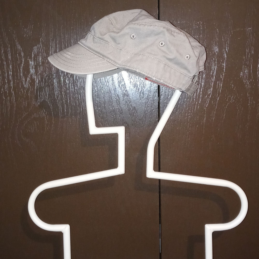 Dorfman Pacific Co. Distressed Unisex Military Cadet Style Hat - Color Beige